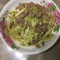 海峰吳 的 家常快炒∣辣炒韭黃牛肉 cooksnap