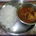 Sonali Banerjee's cooksnap of when they made ভাত (bhat recipe in Bengali).