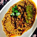 Areeba Muhammed's cooksnap of when they made Beef keema karahi.