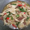 Cooksnap dari Naniek Setyaningsih untuk resep Tumis Jamur Tiram Lombok Ijo Melotot