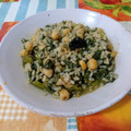 El cooksnap de Jesús Ruiz cuando hizo Pilaf veggie con Ortiga Mayor, garbanzos y pimiento rojo.