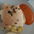 El cooksnap de Katalin O. cuando hizo Lomos de bacalao con alioli gratinado.