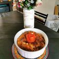El cooksnap de Yozet Flores Ocampo cuando hizo Huevo gratinado en air fryer.
