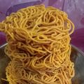 Priti Shah's cooksnap of when they made તીખી સેવ (Tikhi Sev Recipe In Gujarati).