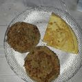 El cooksnap de Laura Ramirez cuando hizo Hamburguesas de lentejas y de garbanzos.