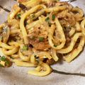 おちょぼっくる's cooksnap of when they made 【簡単節約】さば味噌煮缶で焼きうどん.