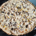 El cooksnap de Monica Gutierrez cuando hizo Quiche de pollo y champiñón.