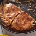 El cooksnap de Paula Elias cuando hizo Tarta de choclo blanco cremoso y espinaca.