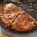 El cooksnap de Paula Elias cuando hizo Tarta de choclo blanco cremoso y espinaca.