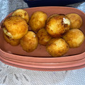 El cooksnap de Naiara Abigail Toloza cuando hizo Bombas de papa rellenas de queso.