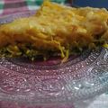 El cooksnap de Mayra cuando hizo Tarta bicolor 💚🧡(acelga y zapallo).