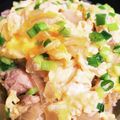 chama…♡♡'s cooksnap of when they made 親子丼フライパンで簡単♥麺つゆカツ煮卵丼.