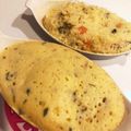 臼どん's cooksnap of when they made レンジで蒸しパン　小麦粉　幼児食　野菜.