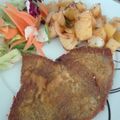 El cooksnap de Berenice Jasso cuando hizo Milanesa de Res Sonorense.
