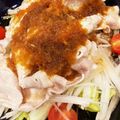 パッシーユ's cooksnap of when they made 安い豚こま切れ肉でもやわらか～♪冷しゃぶ.