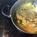 El cooksnap de soledad sierra ortega cuando hizo Merluza en salsa con gambas y almejas.