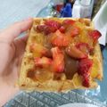 El cooksnap de Margarita Meoño cuando hizo Waffles aptos para celíacos #sintacc.