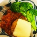 アップイエ's cooksnap of when they made 豚カツアレンジ☆トマトソースのチーズかつ.