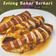 Cooksnap Sesimple Loralin semasa beliau membuat Sotong Bakar Mudah.