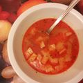 Csilla Németh Cooksnap-ja, amikor elkészítette a(z) Fokhagymás krumplileves receptet.