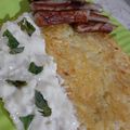Cooksnap dari icha feehily untuk resep Rosti with a mushroom creamy souce