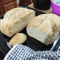 El cooksnap de Sofía Santander cuando hizo Pan con harina de pizza.