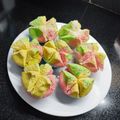 Cooksnap dari Aghathis Candra untuk resep Bolu Mekar Bunga Telang : Cuma 1 Telur Tanpa Soda Anti Gagal