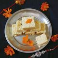 @shipra verma का कुकस्नैप जब उन्होंने कलाकंद(kalakand recipe in hindi) बनाया था।