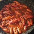 El cooksnap de Marisa Olmeda cuando hizo Cangrejos de río en salsa (un poco picante).