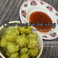 Cooksnap Nurul Bazliah Masri semasa beliau membuat Gluten free cucur udang.