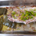 El cooksnap de MaryGlory cuando hizo Pescadilla al horno con pimientos verdes.