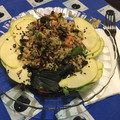 El cooksnap de Verónica cuando hizo Ensalada de quinoa multicolor.