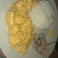 El cooksnap de Miguel Angel cuando hizo Pollo al curry con arroz.