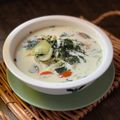 Cooksnap Nur Dhunaa AB Maleq semasa beliau membuat Masak Lemak Cekur Manis Keledek.
