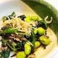 わらびもっちー's cooksnap of when they made ポン酢だけ＊ひじき枝豆ツナほうれん草.
