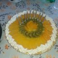 El cooksnap de Monica Machado Vargas cuando hizo Tarta de Frutillas con Crema.