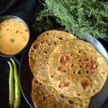 Amita Soni's cooksnap of when they made સુવા ની ભાજી ના થેપલા (Suva Bhaji Thepla Recipe In Gujarati).