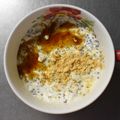 きゃろぽて's cooksnap of when they made 豆腐と黒みつきなこのオーバーナイトオーツ.