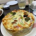 1982いぬどし's cooksnap of when they made チーズの雪崩！絶品シカゴピザ.