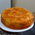 El cooksnap de Mariel cuando hizo Torta de manzanas y peras invertida con masa de banana y pera.