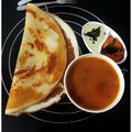 Purvi Baxi's cooksnap of when they made પોડી ઢોંસા.