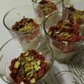 El cooksnap de Andrealeza cuando hizo Tiramisú de frambuesas y pistachos.