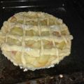 El cooksnap de cristina cuando hizo Kuchen manzana.