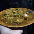 Azmathunnisa Y's cooksnap of when they made Road side peas masala with poori.