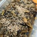 El cooksnap de Rocío Pimentel cuando hizo Berenjena estilo china.