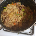 El cooksnap de Alexis Barrera Oranday cuando hizo Pasta oriental con carne y verduras a mi gusto.