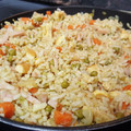El cooksnap de mamisara cuando hizo Arroz 3 delicias.