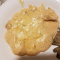 El cooksnap de Aleksandra Konstantinova cuando hizo Champiñones al ajillo.