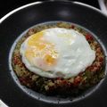 El cooksnap de Pilar cuando hizo Quinoa con verduras y huevo.