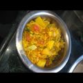 sangya का कुकस्नैप जब उन्होंने आलू मटर की सब्जी (aloo matar ki sabzi recipe in Hindi) बनाया था।
